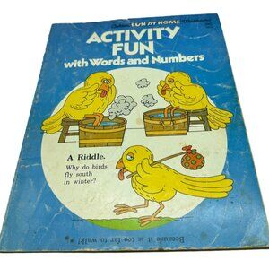 READ  golden fun at home workbooks activity fun with words and numbers book READ